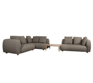 Cane-Line - Capture hjørnesofa m/bord Taupe Cane-line AirTouch hynder Taupe Cane-line AirTouch